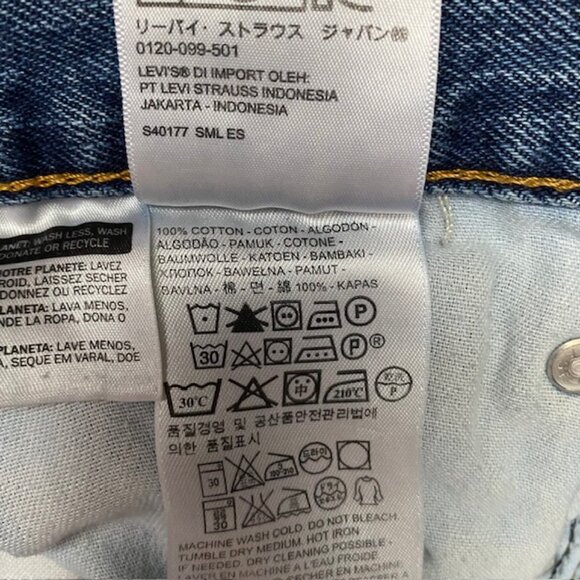 Levi’s 505 Men’s Jeans 38" Blue Straight Leg Classic Fit Cotton Denim - Picture 8 of 12